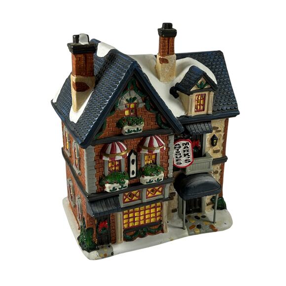 Holiday Time 2001 Mark’s Antiques Lighted Village House Christmas Decor - Picture 2 of 6